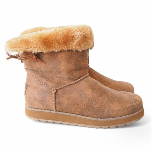 Skechers Keepsakes 2.0 Pull-on Winter Boots Chestnut Brown 44932 Women's 10 - Picture 4 of 11